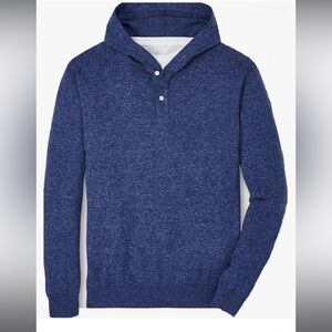 Peter Millar - Ryles Henley Hoody. Large, Atlanta Blue